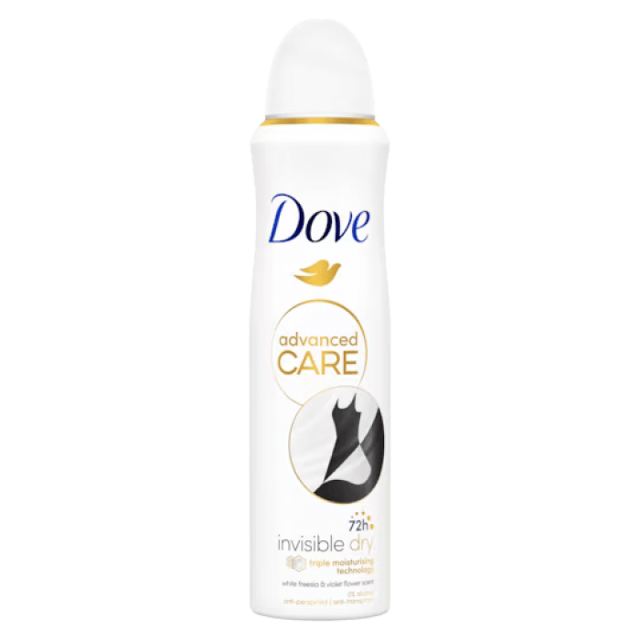 Dove Antiperspirant sprej 150ml Invisible Dry