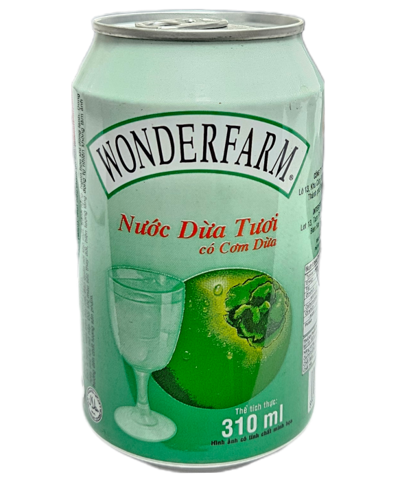 Wonderfarm Kokosová voda 320ml ( nước Dừa )