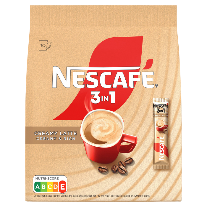 NESCAFE 3in1 Creamy Latte 10x15g ( BAG )