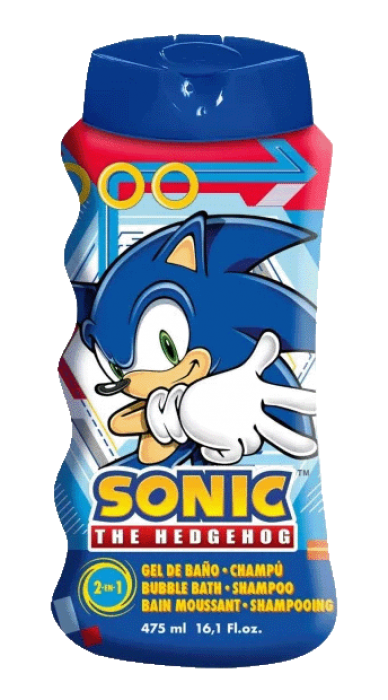 Disney Sonic 2v1 Pěna & Sprchový gel 475ml