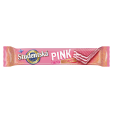 Studentská Pečeť wafer - PINK příchuť Jahoda 37g