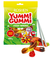 ROSHEN Yummi Gummi - Fizzy Worms 70g