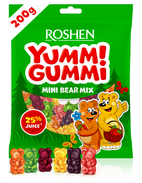 ROSHEN Yummi Gummi - Mini Bear mix 70g