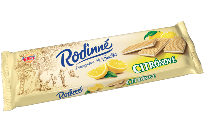 Rodinné oplatky - citronové 130g