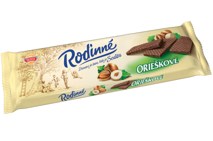 Rodinné oplatky - Líškooříškové 130g