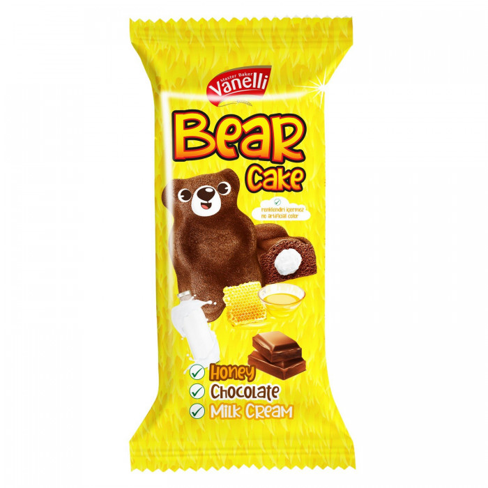 Vanelli Bear cake - Med 40g