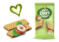 Happy Days Wafers - Ořech 180g