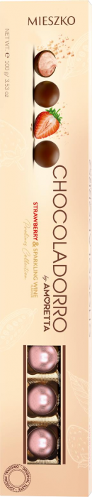 Chocoladorro Strawberry & Sparkling Wine 100g