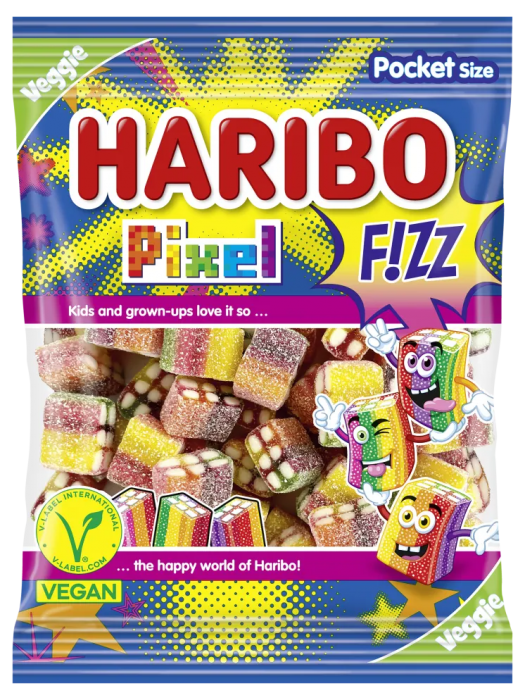 Haribo 80g Pixel Fizz