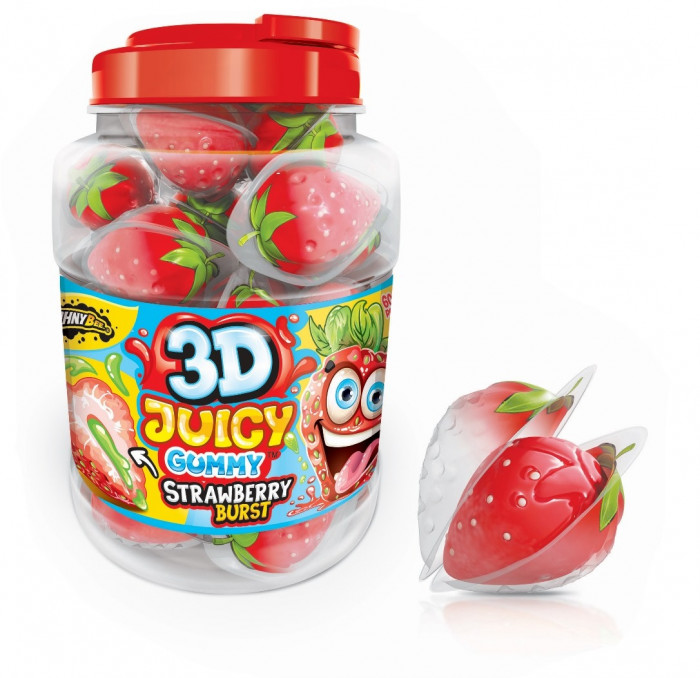 Johny Bee - 3D Juicy Gummy Strawberry 18g