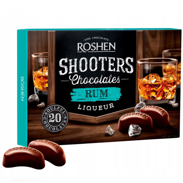 ROSHEN Shooters Čokoláda s Rumové likér 150g