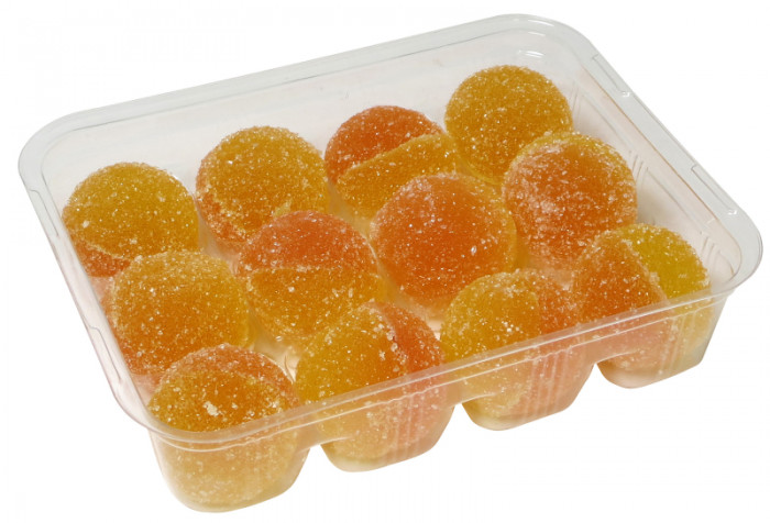 Klim želé Fruit Ball pomerančové kuličky 245g