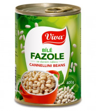 Viva - Fazole bílé ve slaném nálevu 400g