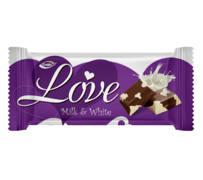 Love 80g Milk & White