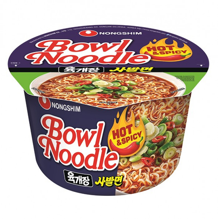 NongShim Bowl Noodle - Hot&Spicy 100g