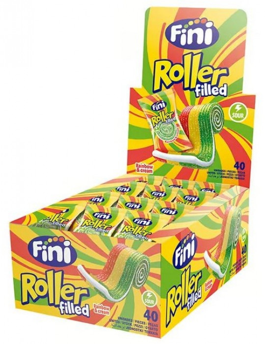 Fini Roller Filled Rainbow & cream 20g