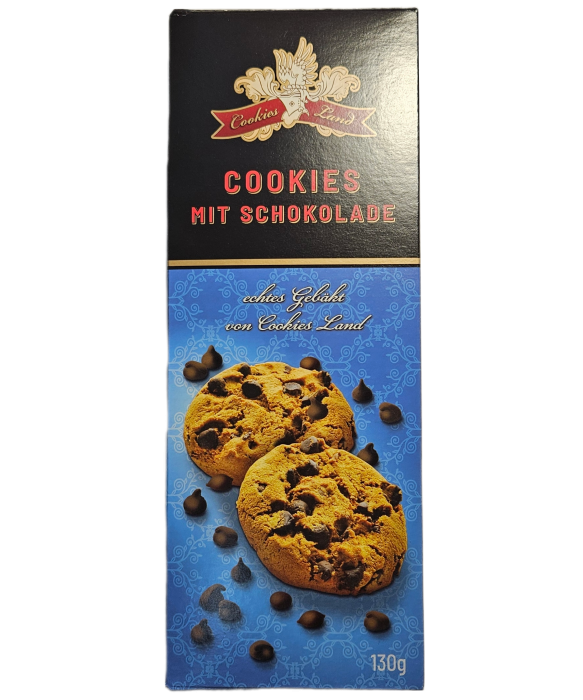 Cookies Land Sušenky s kousky čokolády 130g