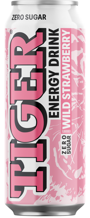 TIGER 0,5l ZERO - Wild Strawberry energy drink