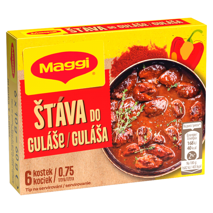 MAGGI Gulášová Šťáva Kostka 60g