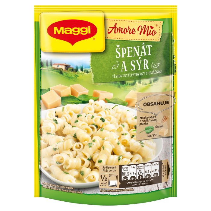 MAGGI AMORE MIO Špenát Sýr 152g