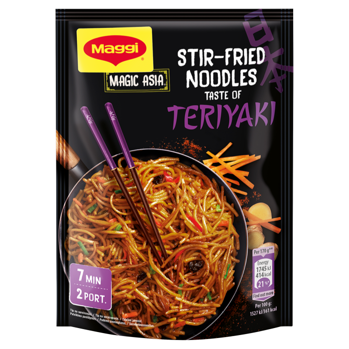 Maggi Magic Asia Smažené nudle s chutí Teriyaki 130g