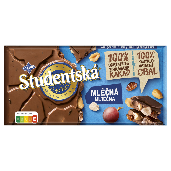 ORION STUDENTSKÁ PEČEŤ Mléčná 16x170g CZ