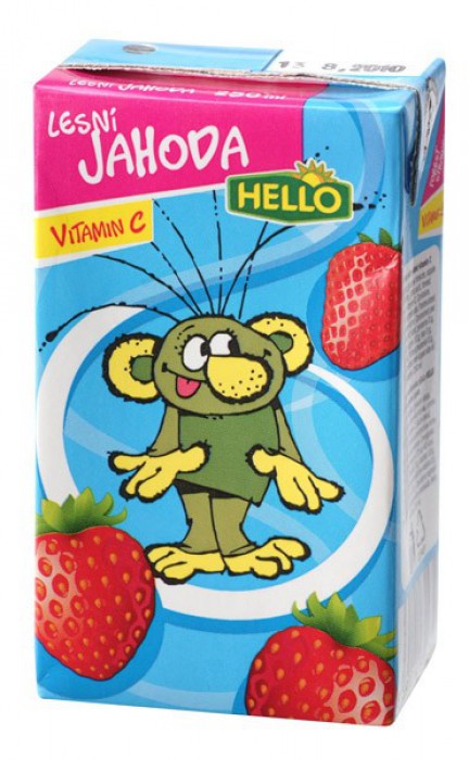 HELLO 250ml Jahoda