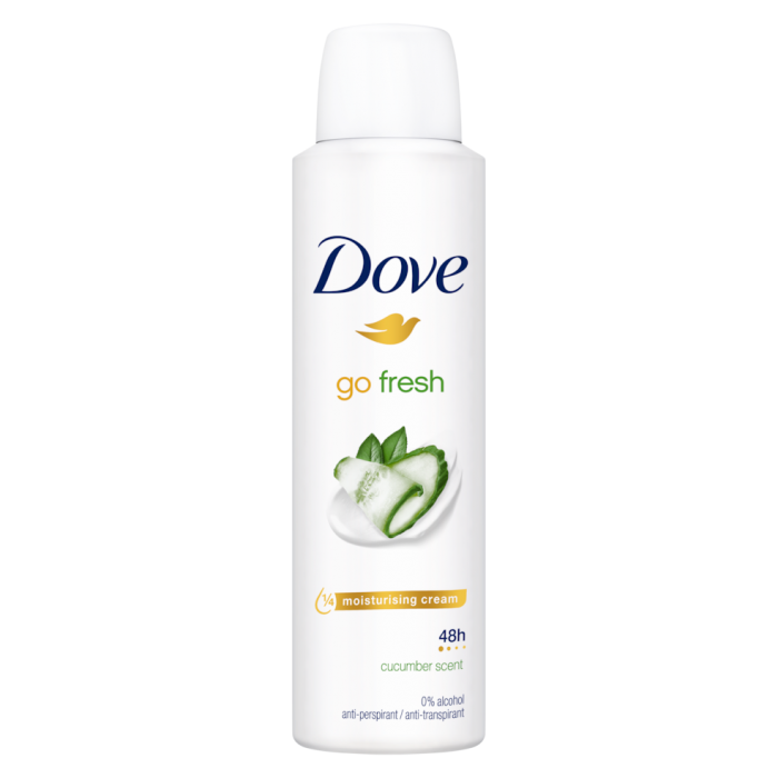 Dove Deodoranty spray 150ml Cucumber & Green tea scents