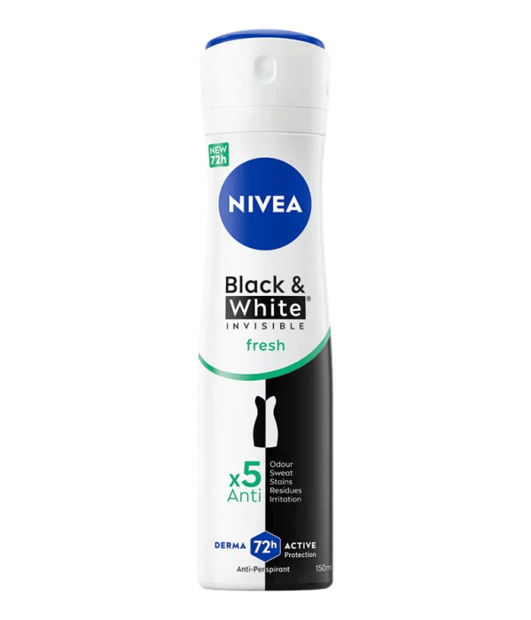 Nivea Deodoranty spray 150ml Invisible Fresh