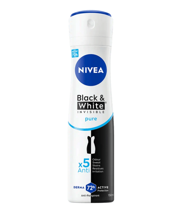 Nivea Deodoranty spray 150ml Invisible Pure