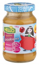 HELLO přesnídávka s broskvemi 190g