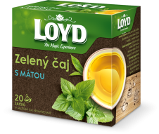 Loyd pyramida Zelený čaj s mátou 20x1,7g