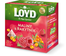 Loyd Pyramida Malina/Rakytník 20x2g