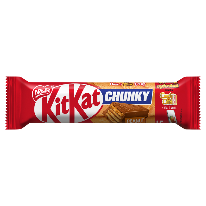 KIT KAT CHUNKY Arašídy 24x42g N5 CZ