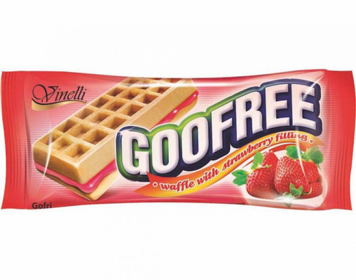 Goofree vafle 50g Jahodové