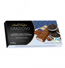 Grazioso čokoláda 98g Milk & Cookies