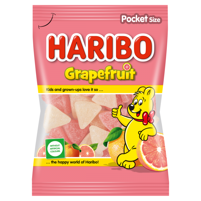 Haribo 80g Grapefruit želé s ovocnou příchutí