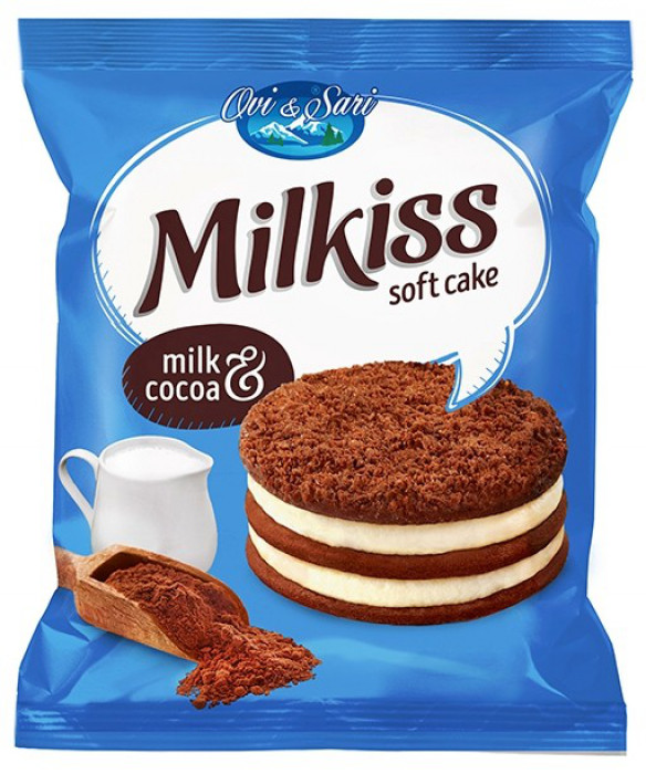 Milkiss Cake 50g Milk & Kakao