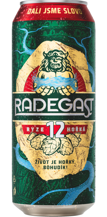 Radegast 12° plech 5,1%, 0,5l