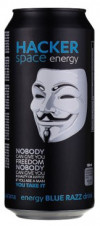 HACKER Space Energy Drink 500ml Blue Razz