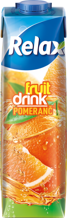 Relax 1L Fruit Drink Pomeranč