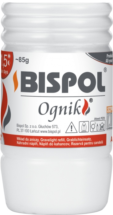 BISPOL WP0 OGNIK Náhradní náplní - Bílé