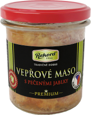 REKORD Vepřové maso s pečenými Jablky 300g PREMIUM