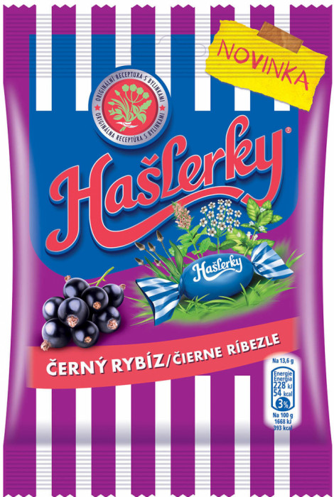 HAŠLERKY Černý rybíz 40x90g CZ