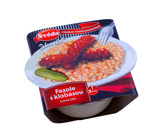 Švéda - Miska - Fazole s klobásou 360g