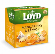 Loyd Pyramida Mandarinky & Zázvor 20x2g