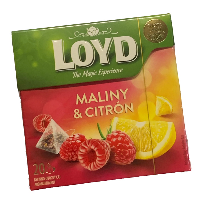 Loyd Pyramida Maliny & Citrón 20x2g