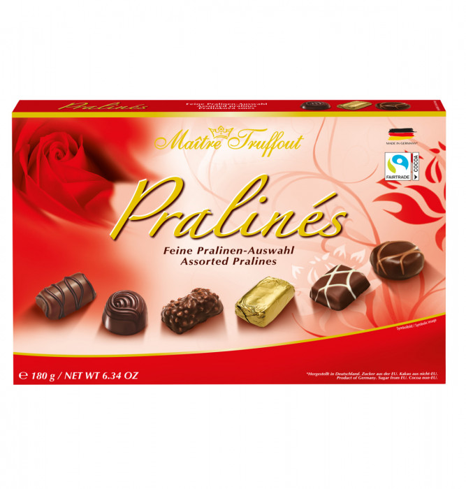 Maitre Truffout Pralinés 180g červené