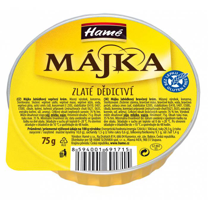 Hamé Májka, paštika 75g